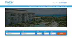 Desktop Screenshot of mantraonsaltbeach.com.au
